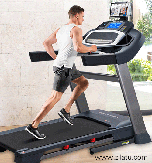 爱康豪华跑步机家用可折叠智能实景健身器材
